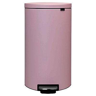 Brabantia FlatBack+ Pedal Bin, 30L Pink